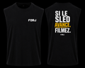 T-SHIRT SANS MANCHES OVERSIZE BLACK